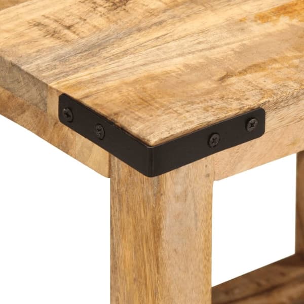 vidaXL Sidebord 40x30x40 cm grovt heltre mango