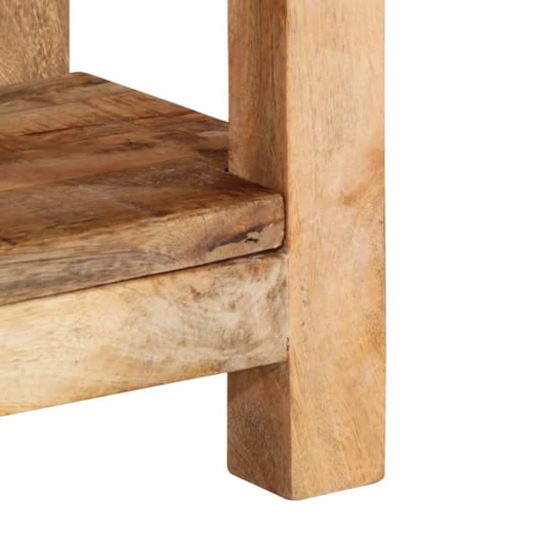 vidaXL Sidebord 40x30x40 cm grovt heltre mango