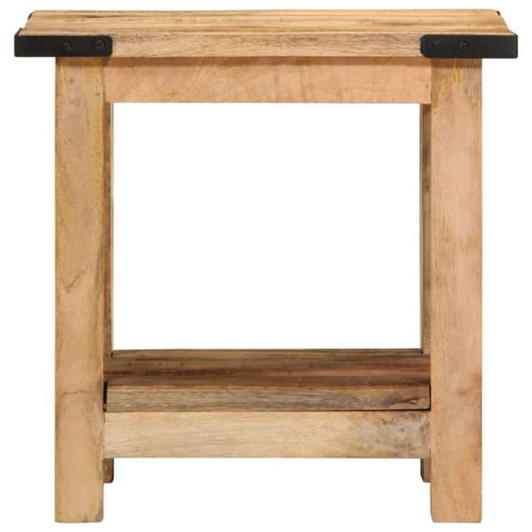 vidaXL Sidebord 40x30x40 cm grovt heltre mango