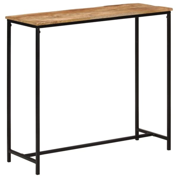 vidaXL Konsolipöytä 80x30x74 cm täysi mangopuu ja rauta