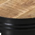 Miniatyrbilde 7 av 10: vidaXL Barbord trommelformet 3 stk grovt heltre mangotre
