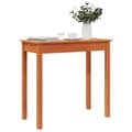 Miniatyrbilde 3 av 10: vidaXL Konsollbord voksbrun 80x40x75 cm heltre furu