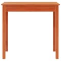 Miniatyrbilde 4 av 10: vidaXL Konsollbord voksbrun 80x40x75 cm heltre furu