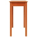 Miniatyrbilde 5 av 10: vidaXL Konsollbord voksbrun 80x40x75 cm heltre furu