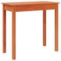 Miniatyrbilde 1 av 10: vidaXL Konsollbord voksbrun 80x40x75 cm heltre furu