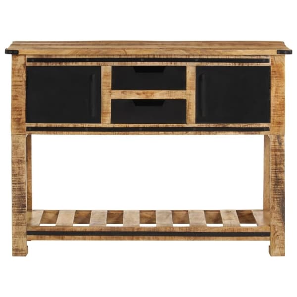 vidaXL Konsolipöytä 100x35x75 cm täysi mangopuu