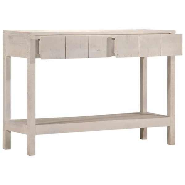 vidaXL konsolbord 110x35x75 cm massivt mangotræ