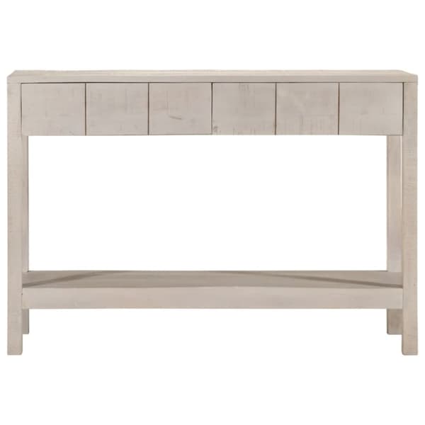 vidaXL konsolbord 110x35x75 cm massivt mangotræ