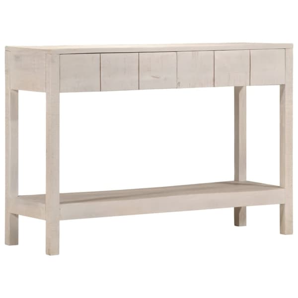 vidaXL konsolbord 110x35x75 cm massivt mangotræ