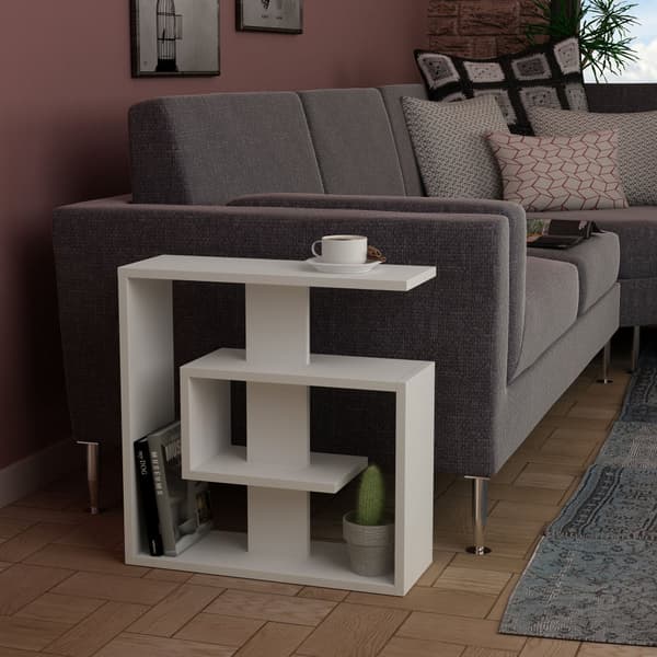 Chic Home Sara sivupöytä 20x55xK57 cm, valkoinen