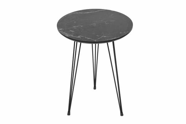Chic Home Sirkka apupöydät H38xK45-55 cm 3kpl, musta