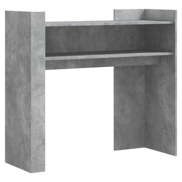 vidaXL Konsolbord betonggrå 100x35x90 cm konstruerat trä
