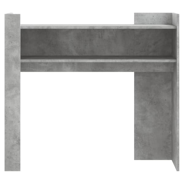 vidaXL Konsolbord betonggrå 100x35x90 cm konstruerat trä
