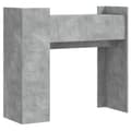 Miniatyrbild 7 av 10: vidaXL Konsolbord betonggrå 100x35x90 cm konstruerat trä