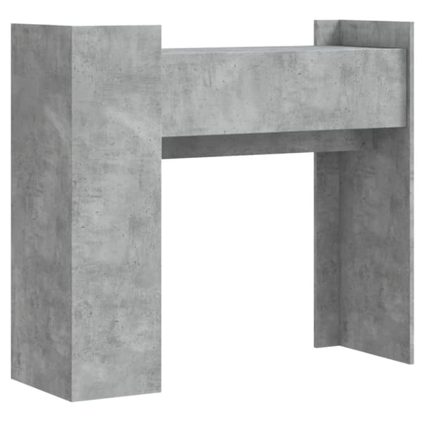 vidaXL Konsolbord betonggrå 100x35x90 cm konstruerat trä