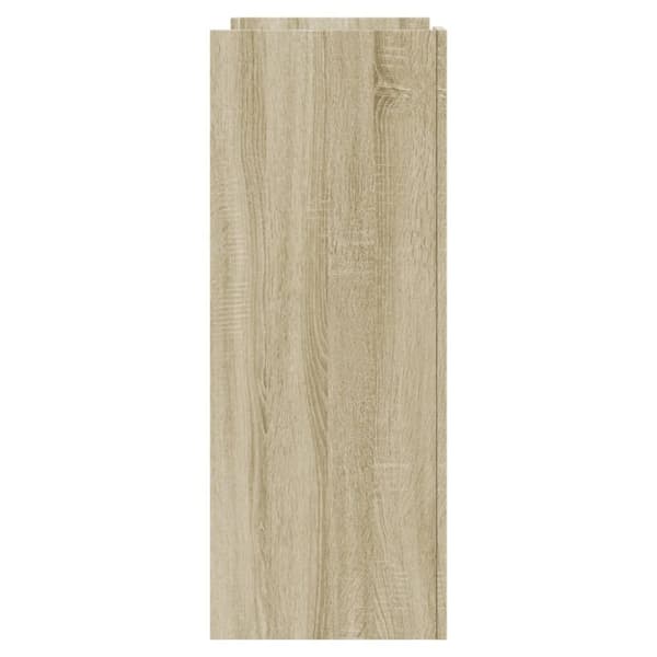 vidaXL Konsollbord sonoma eik 100x35x90 cm konstruert tre