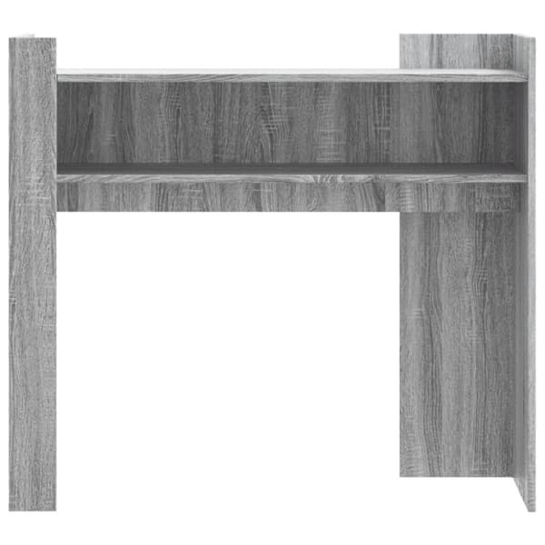 vidaXL konsolbord 100x35x90 cm konstrueret træ grå sonoma-eg
