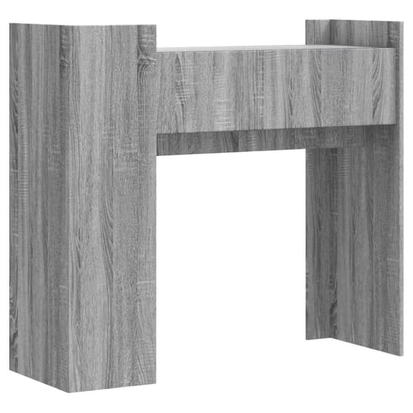 vidaXL konsolbord 100x35x90 cm konstrueret træ grå sonoma-eg