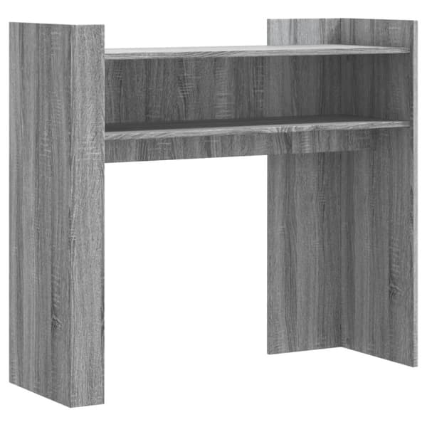 vidaXL konsolbord 100x35x90 cm konstrueret træ grå sonoma-eg