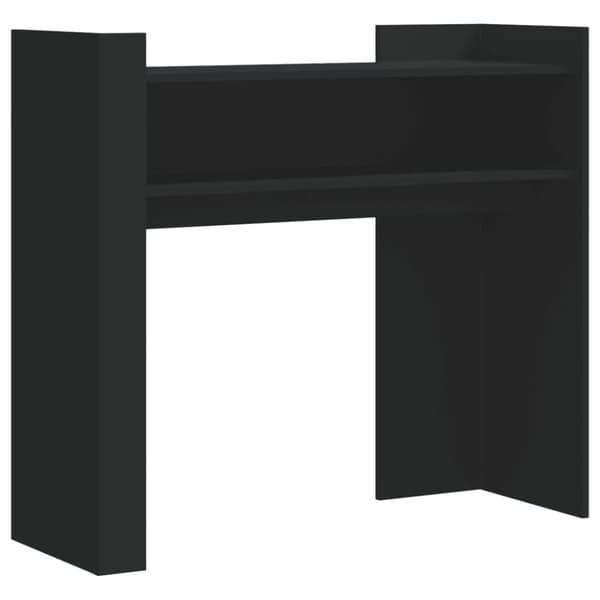 vidaXL konsolbord 100x35x90 cm konstrueret træ sort