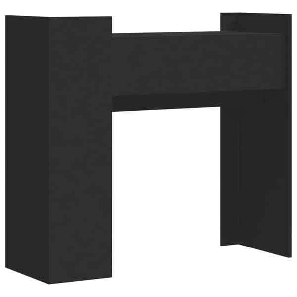 vidaXL konsolbord 100x35x90 cm konstrueret træ sort
