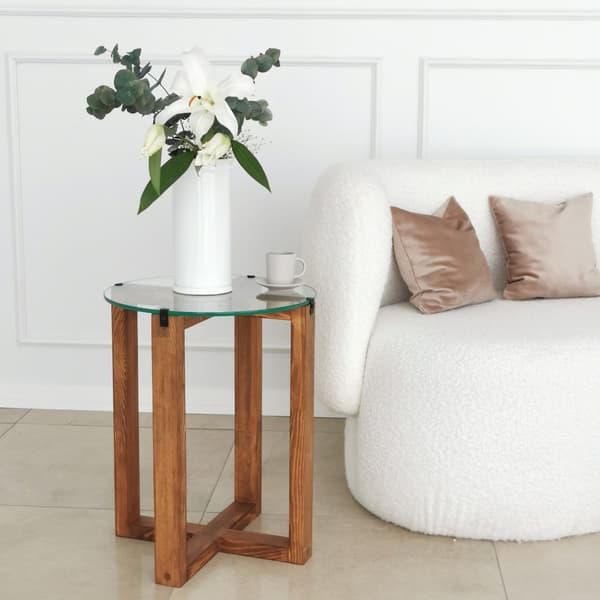 Chic Home Aleksanteri apupöydät, 2 osaa, ruskea
