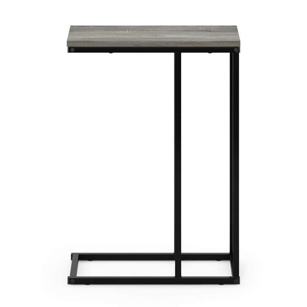 Furinno - FM19123GYW - Camnus Modern Living Sidobord för soffa, French Oak Grey, One Size