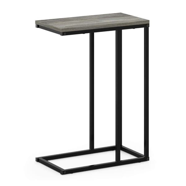 Furinno - FM19123GYW - Camnus Modern Living Sidobord för soffa, French Oak Grey, One Size