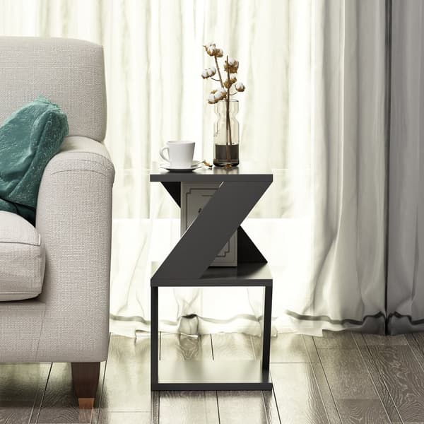 Chic Home Reino sivupöytä 30xK50 cm, tummanharmaa