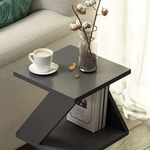 Chic Home Reino sivupöytä 30xK50 cm, tummanharmaa