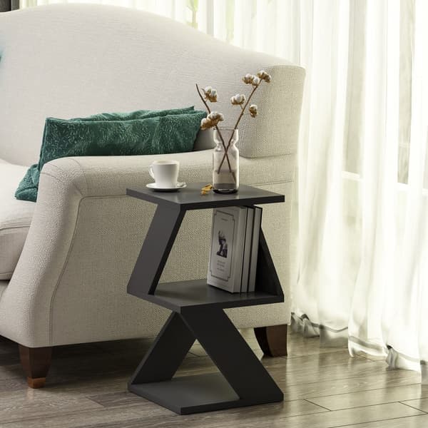 Chic Home Reino sivupöytä 30xK50 cm, tummanharmaa