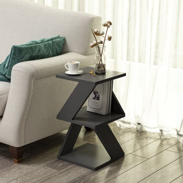 Chic Home Reino sivupöytä 30xK50 cm, tummanharmaa