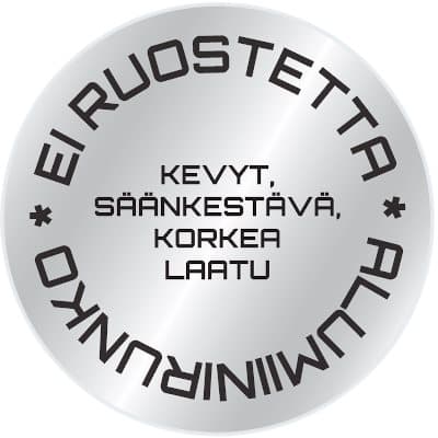 Apupöytä WICKER lasilevyllä, alurunko polyrottingilla, cappuccino