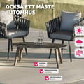 Miniatyrbild 7 av 9: Ovalt Soffbord Acerra, marmorlook 100x50x34,5 cm - natur