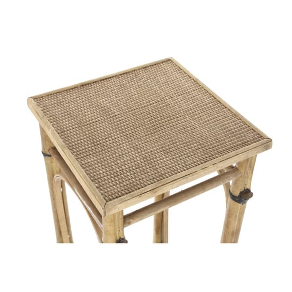 Sidobord DKD Home Decor Rattan (36 x 36 x 85 cm)