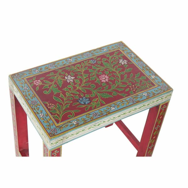 Sidobord DKD Home Decor 8424001853243 Naturell Multicolour Akryl Mangoträ 45 x 30 x 45 cm