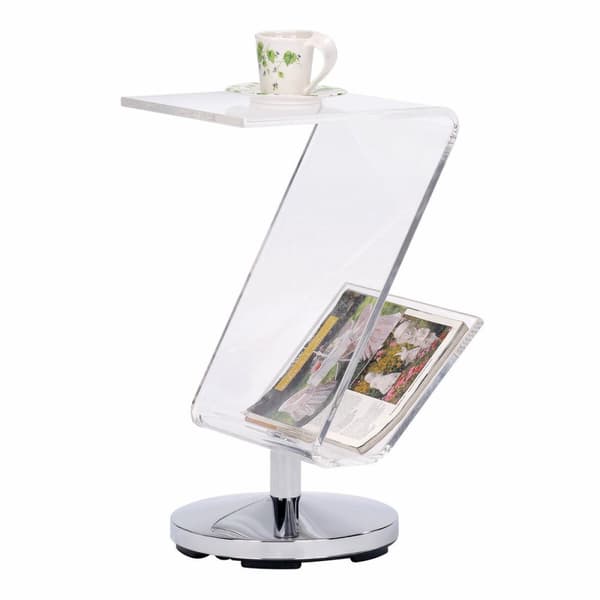 Sidobord DKD Home Decor Transparent Silvrig 30 x 33 x 55 cm