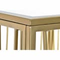 Miniatyrbild 3 av 3: Sidobord DKD Home Decor Speglar Gyllene Metall MDF (57 x 57 x 52 cm)