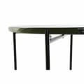 Miniatyrbild 2 av 4: Sidobord DKD Home Decor Glas Svart Metall Modern (50 x 50 x 42 cm)