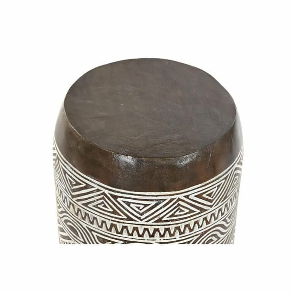 Sidobord DKD Home Decor Vit Naturell 28 x 28 x 50 cm 29 x 29 x 50 cm
