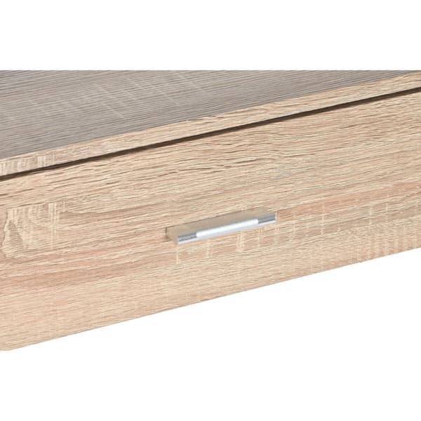Konsol DKD Home Decor Transparent Ljusbrun Glas Trä MDF 120 x 35 x 80 cm