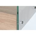 Miniatyrbild 9 av 10: Konsol DKD Home Decor Transparent Ljusbrun Glas Trä MDF 120 x 35 x 80 cm