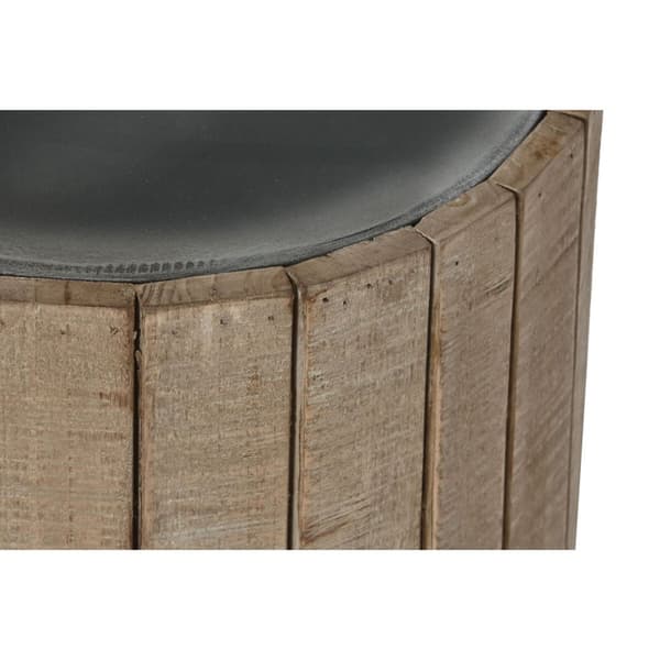 Sidobord Home ESPRIT Naturell Gran Trä MDF 36 x 36 x 45 cm