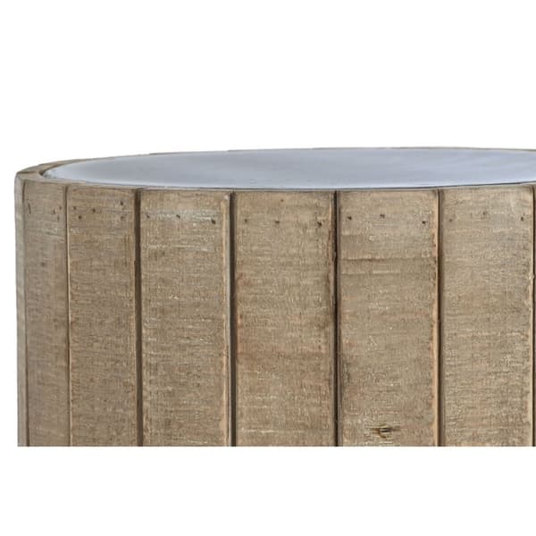Sidobord Home ESPRIT Naturell Gran Trä MDF 36 x 36 x 45 cm