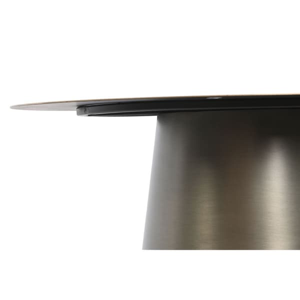 Sidobord DKD Home Decor Gyllene Mörkgrå Metall 60 x 60 x 37 cm