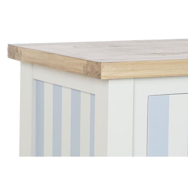 Mottagare Home ESPRIT Blå Vit 103 x 35 x 80 cm