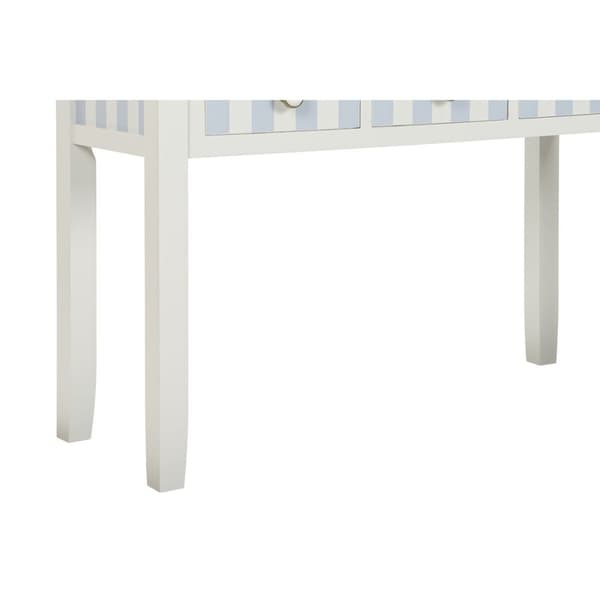 Mottagare Home ESPRIT Blå Vit 103 x 35 x 80 cm