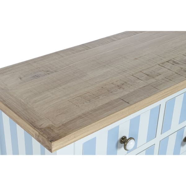 Mottagare Home ESPRIT Blå Vit 103 x 35 x 80 cm