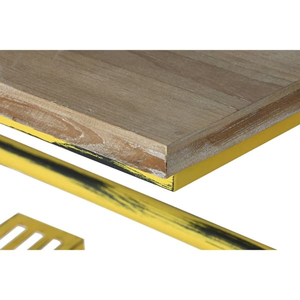 Mottagare Home ESPRIT Gul Svart 160 x 40 x 88 cm