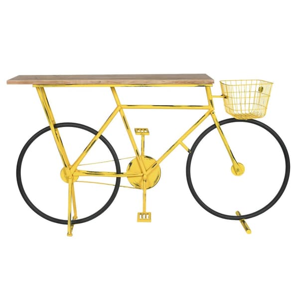 Mottagare Home ESPRIT Gul Svart 160 x 40 x 88 cm